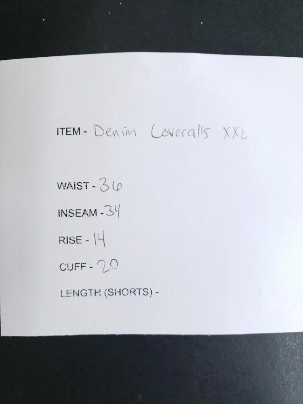 Womens XXL Dark Denim Coveralls Stretch Cotton Blend Long Sleeve Button Front - Picture 9 of 10